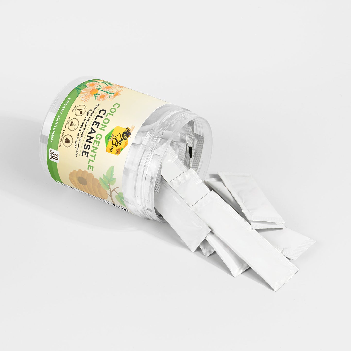 Colon Gentle Cleanser Bottle opened