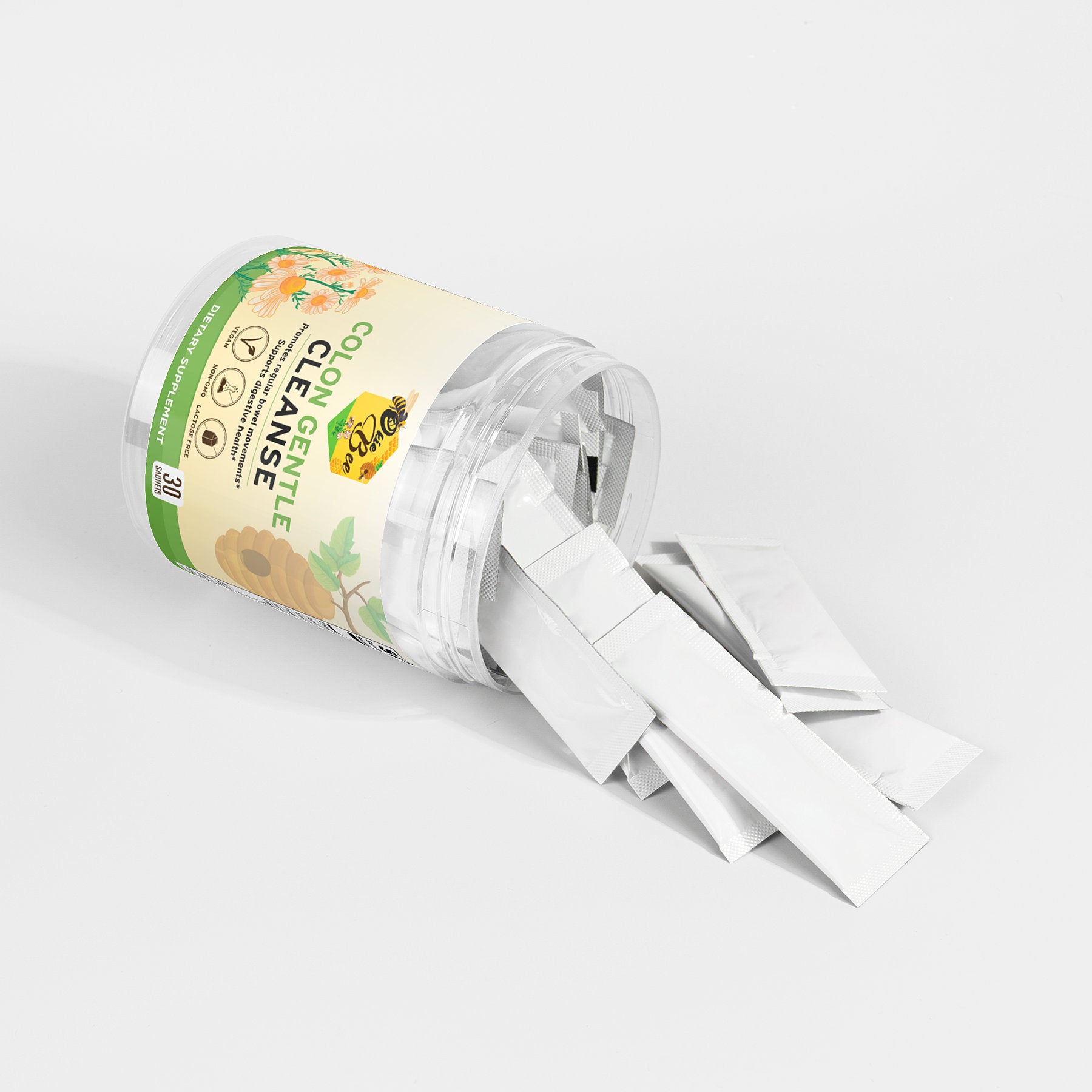 Colon Gentle Cleanser Bottle opened