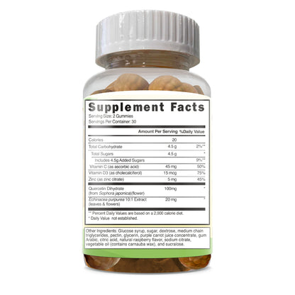 Immune Support With Quercetin Gummies